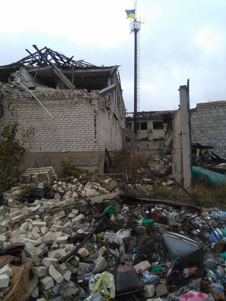 Бывший райотдел милиции в Станице разрушен настолько, что уже не восстановить (фото)