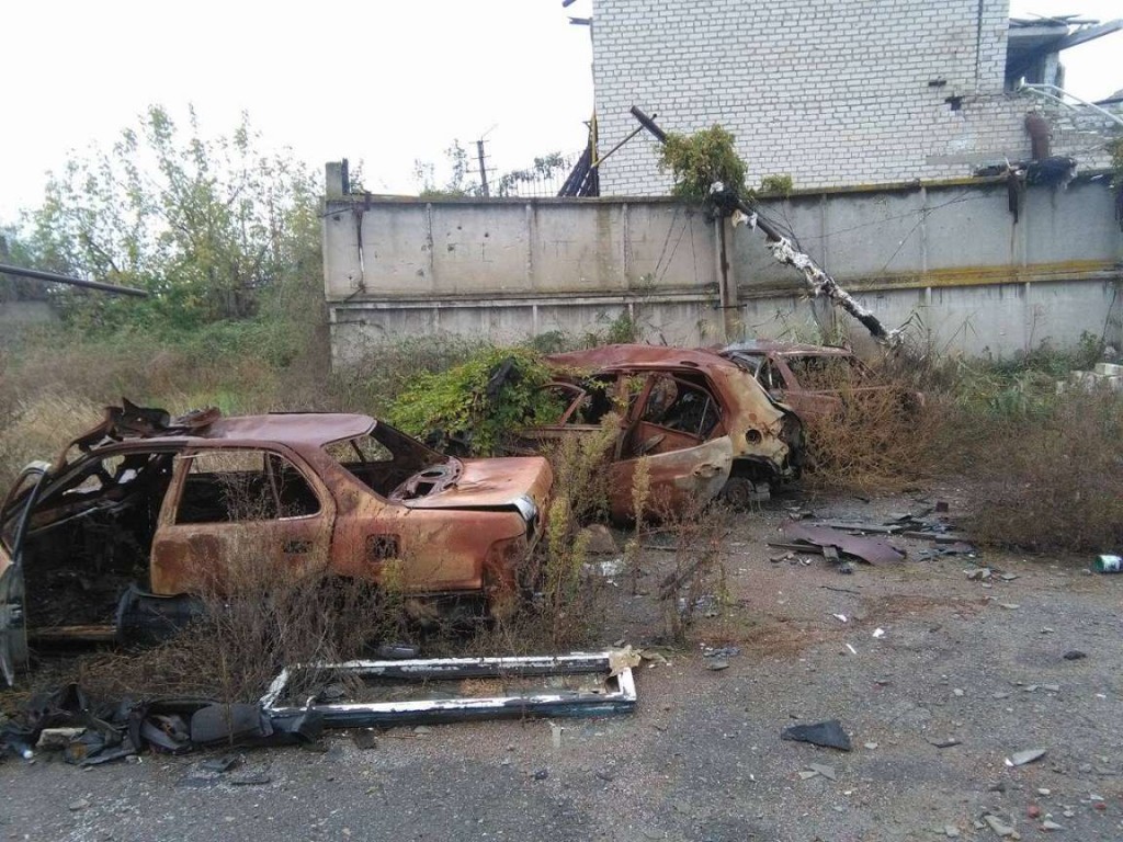 Бывший райотдел милиции в Станице разрушен настолько, что уже не восстановить (фото)