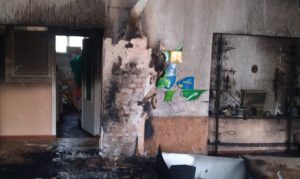В Донецкой области горел детский сад