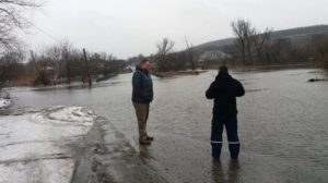 Вода в реке Айдар поднялась почти на 4 метра