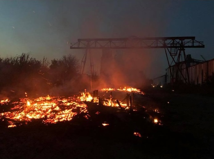 В оккупированном Донецке горела шахта «Куйбышевская»