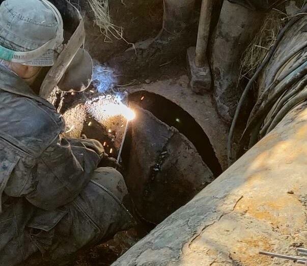Жители Торецка снова с водой