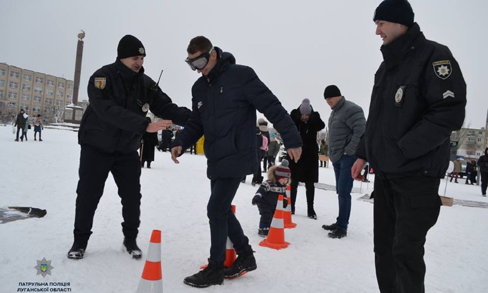 В Северодонецке праздновали Рождество с полицейскими