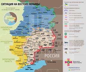 За сутки НВФ 109 раз нарушили режим прекращения огня. Карта