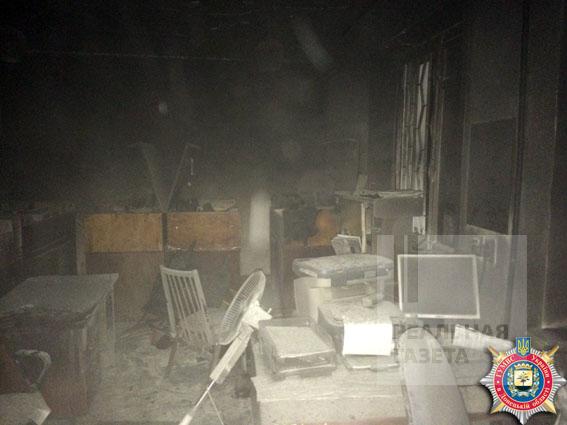 В Красноармейске неизвестные ночью подожгли военкомат