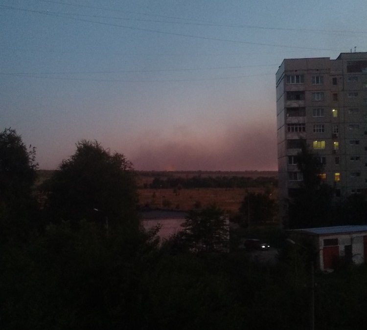 В Луганске горел Литейно-механический завод