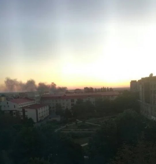 В Луганске горел Литейно-механический завод