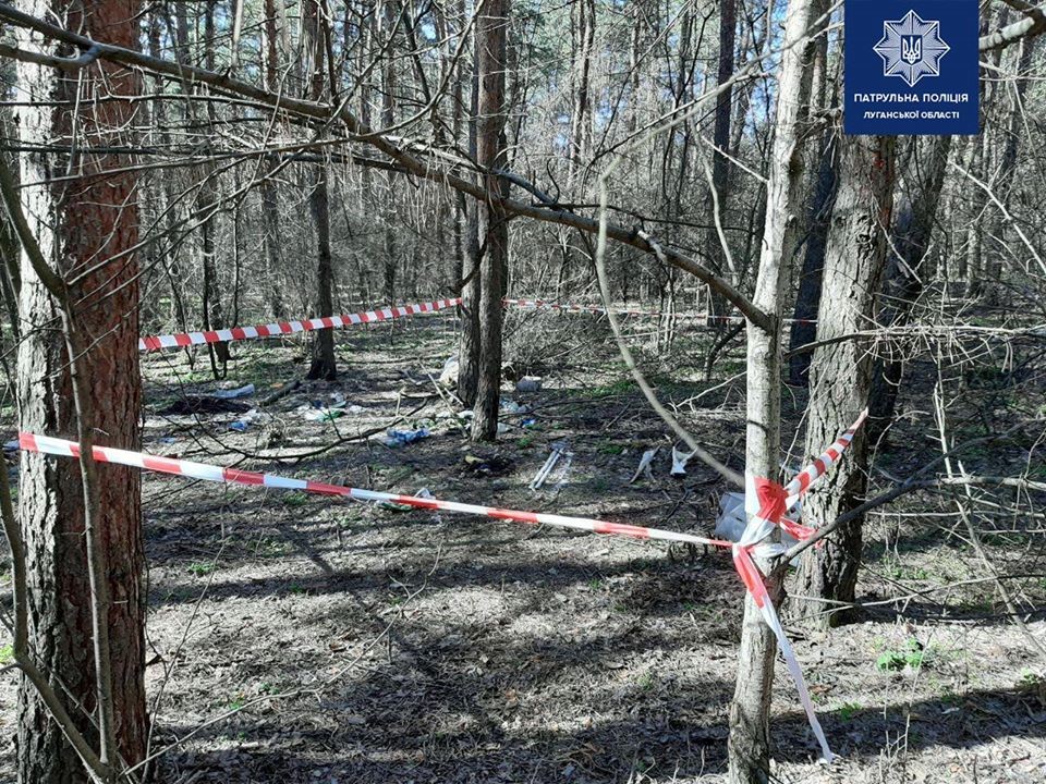В лесу под Северодонецком нашли схрон с боеприпасами