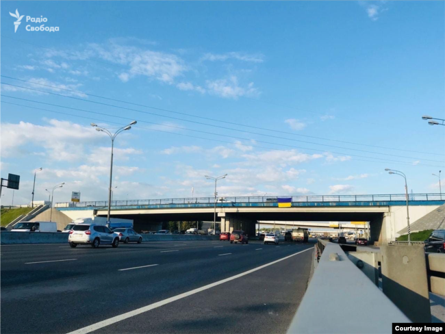 На оккупированной Луганщине подняли украинские флаги