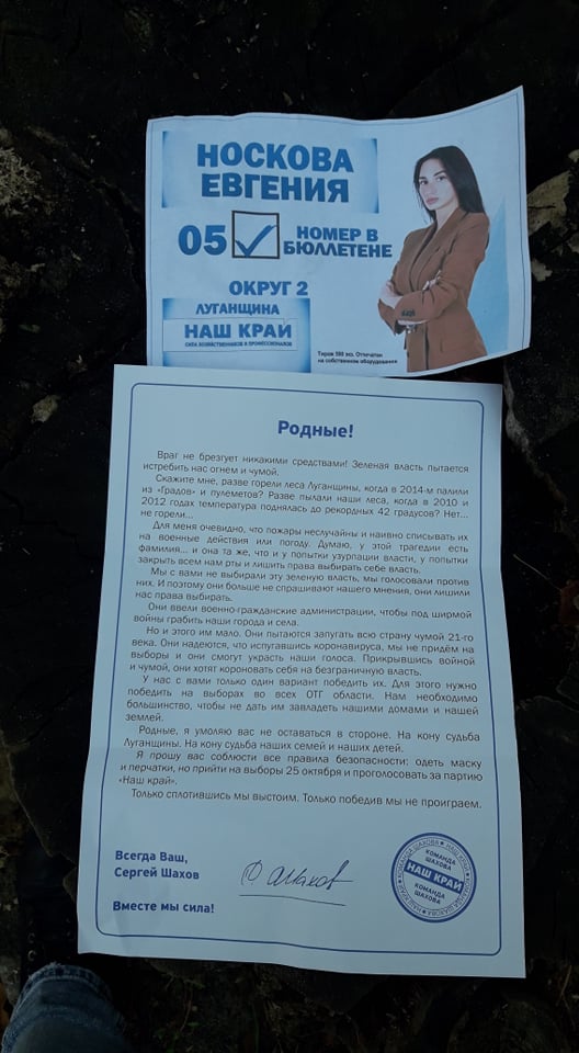 В день выборов Рубежное оказалось обклеенным политической агитацией