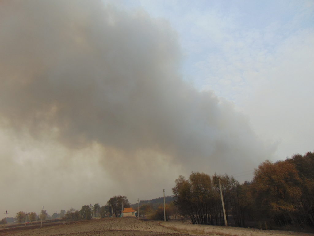 Площадь пожаров в Луганской области увеличилась