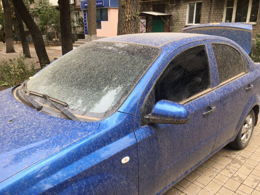 Донецк накрыла пылевая буря