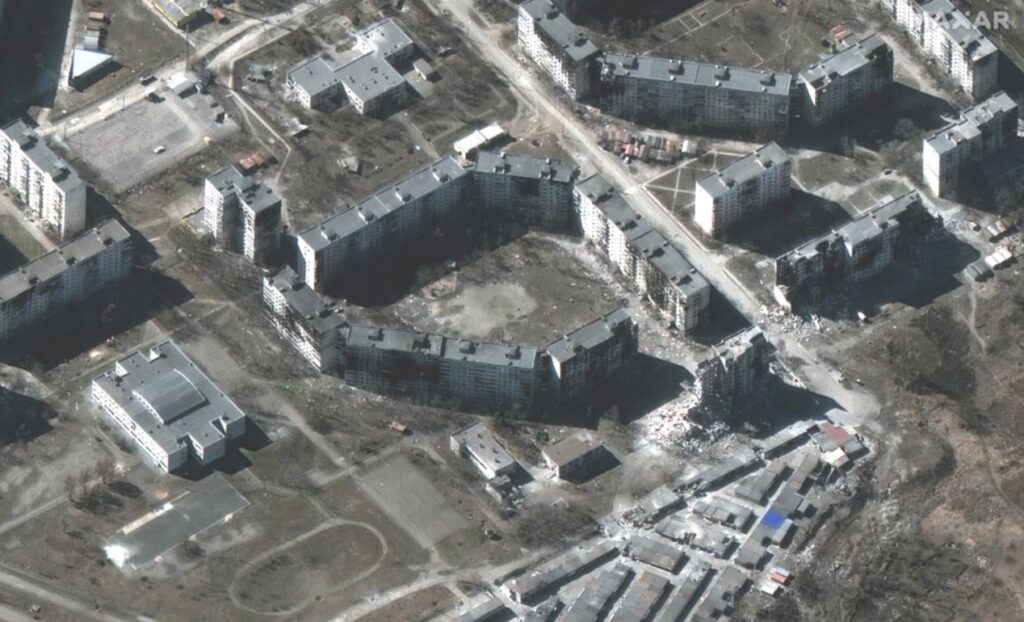 В сети показали, как выглядит Мариуполь после месяца обстрелов России