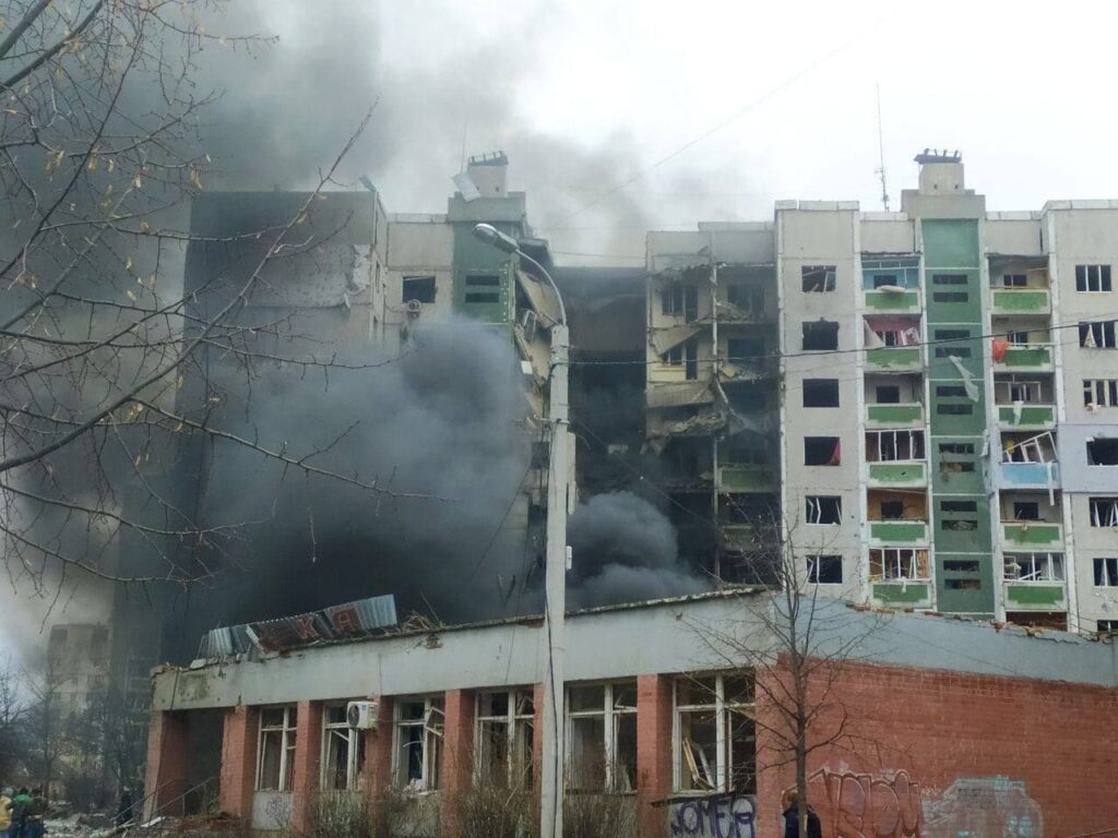 День восьмой. Россия продолжает наносить удары по Киеву и Донбассу