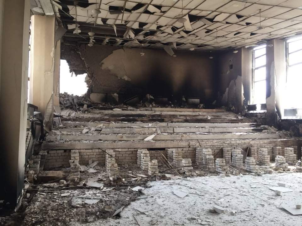 В Северодонецке оккупанты разрушили корпус Восточноукраинского университета