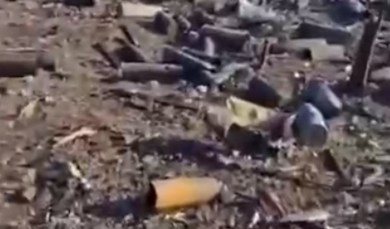 Минное поле. Житель Алчевска показал, что осталось от склада российских боеприпасов
