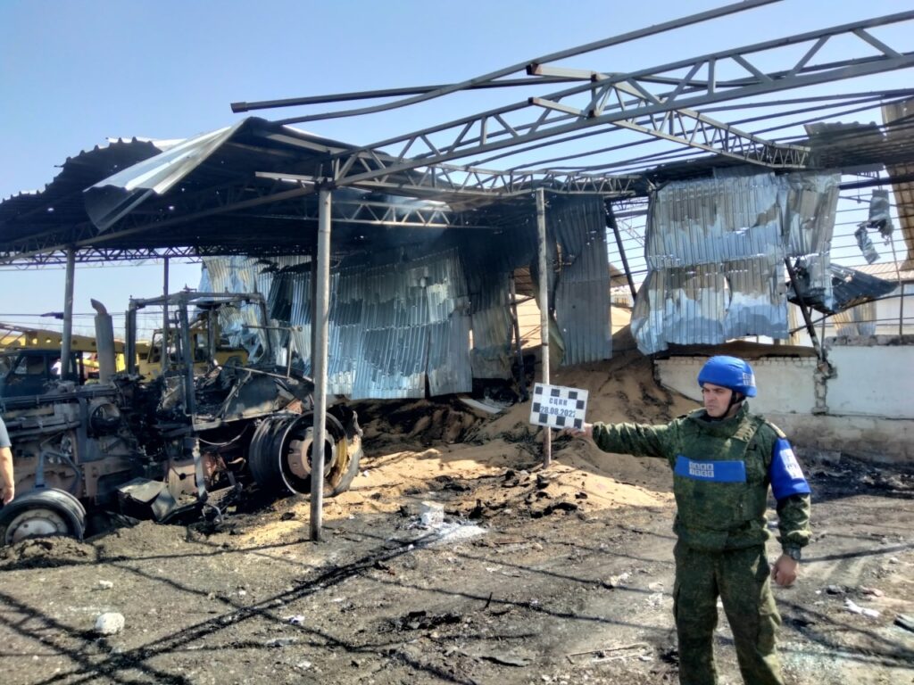 В окупованому Сватовому горіла база окупантів