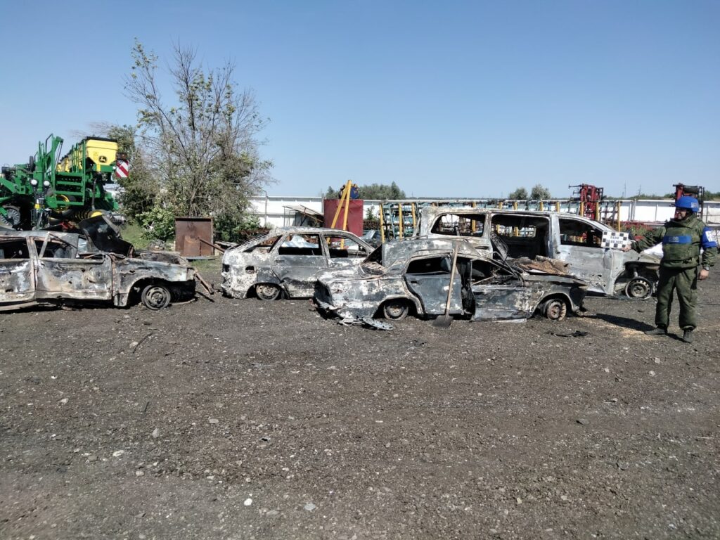 В окупованому Сватовому горіла база окупантів