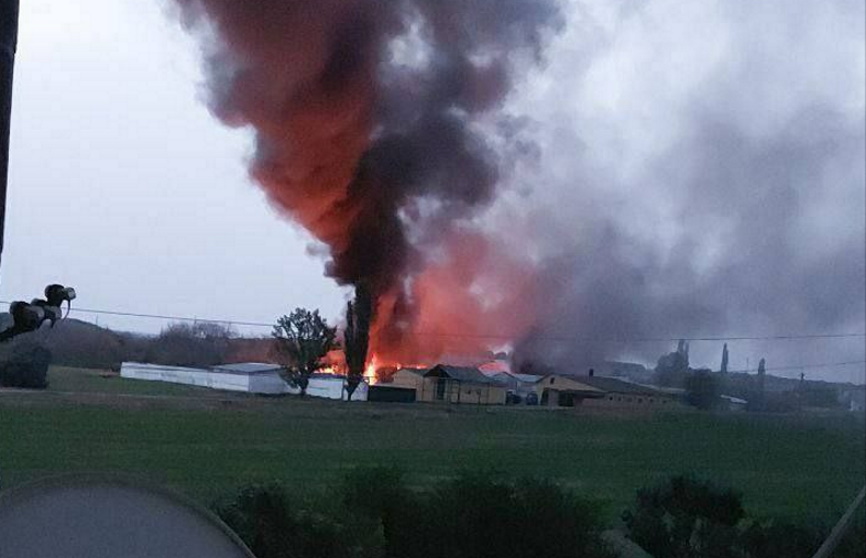 В окупованому Сватовому горіла база окупантів