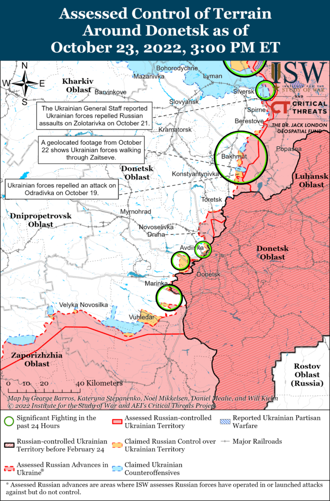 Карта бойових дій. Серйозні бої точаться біля Кремінної та Сватового