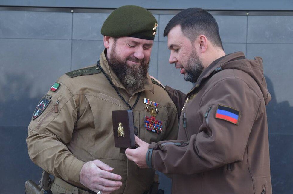 Пушилін поїхав в Чечню і дав Кадирову звання &#8220;Героя ДНР&#8221;