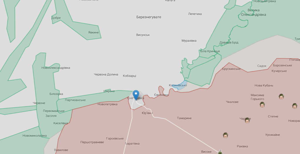 Українські військові зайшли у Снігурівку та записали звідти відео