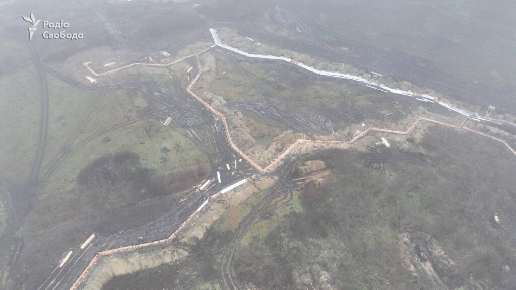 В мережі показали укріплення окупантів, які вони збудували на Бахмутському напрямку