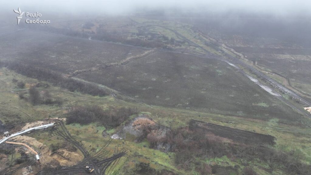 В мережі показали укріплення окупантів, які вони збудували на Бахмутському напрямку