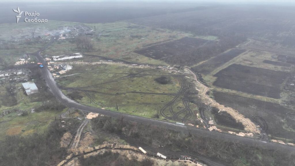 В мережі показали укріплення окупантів, які вони збудували на Бахмутському напрямку