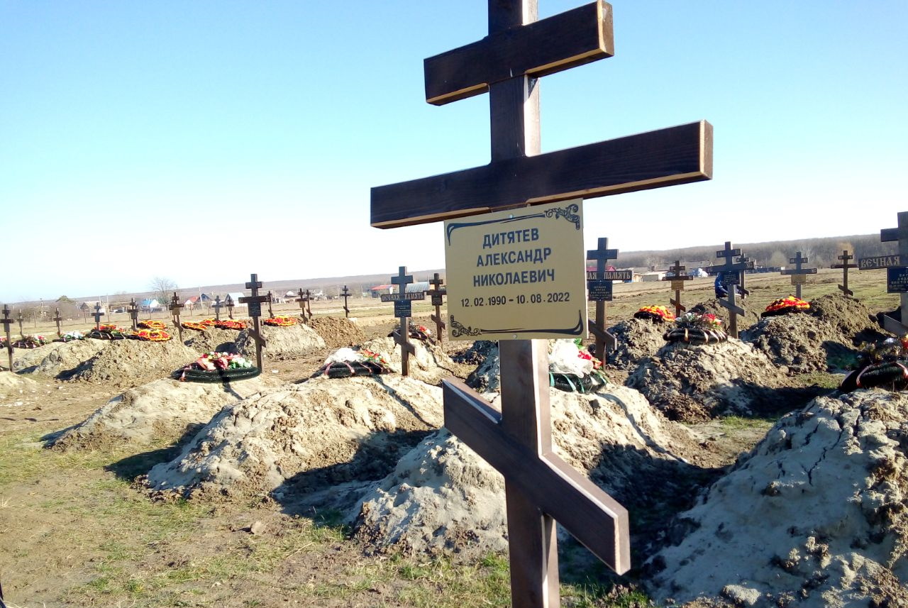 Ховають окремо під однаковими хрестами. В Краснодарському краї знайшли ймовірне кладовище &#8220;вагнерівців&#8221;