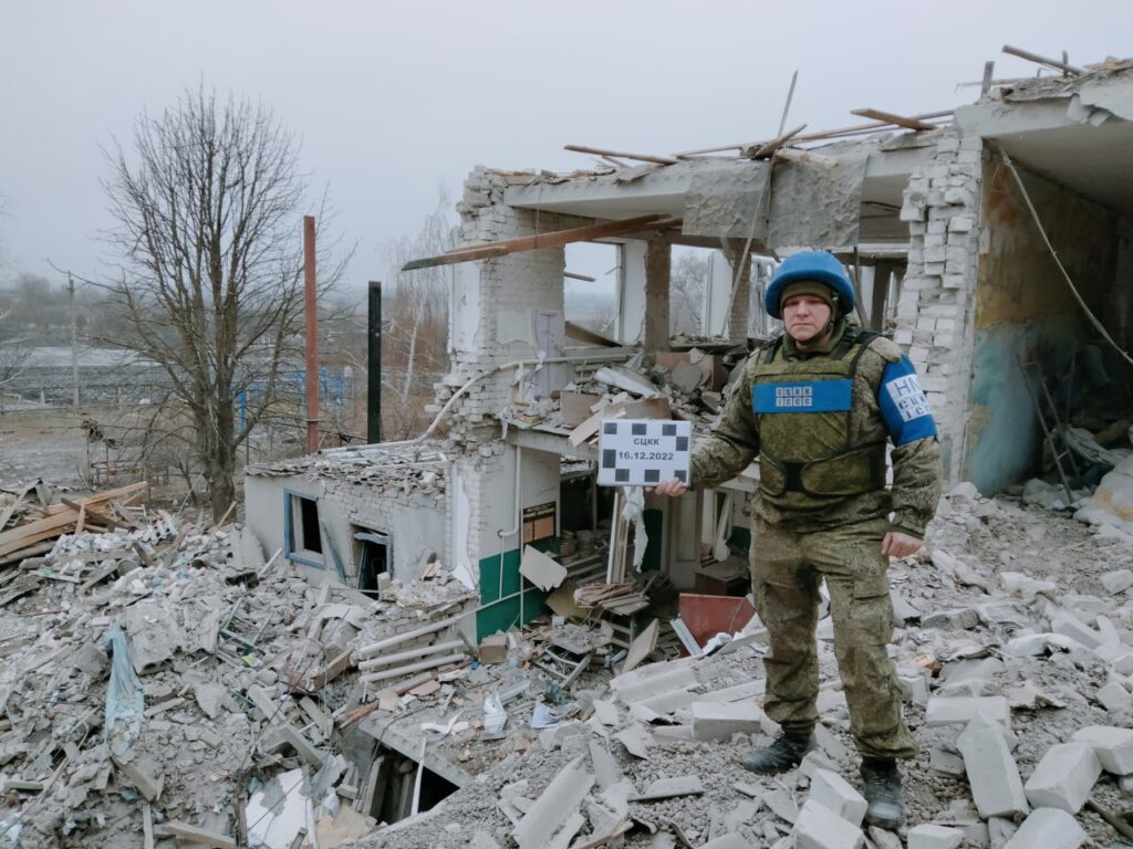 В “ЛНР” показали наслідки обстрілу в Лантратівці Луганської області