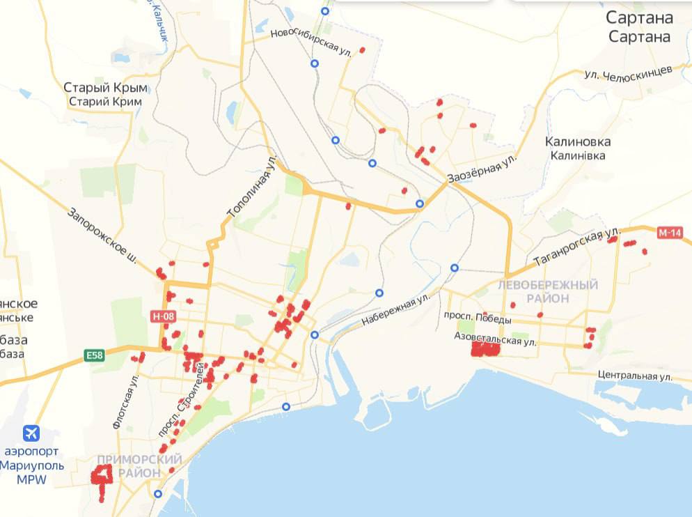 Окупанти в Маріуполі хочуть знести цілий квартал біля “Азовсталі”, — міська рада