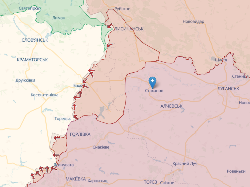 ЗСУ підтвердили удар по базі “вагнерівців” в окупованій Кадіївці та назвали втрати бойовиків