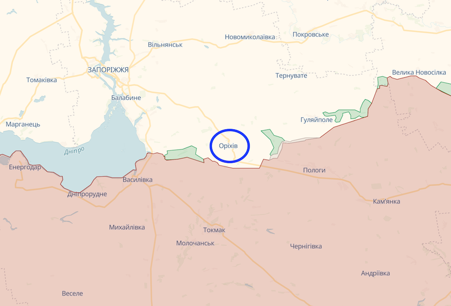 Окупанти повідомили про початок наступу російських військ у Запорізькій області