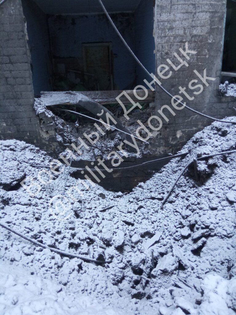 “ДНР” показала наслідки удару по санаторію в окупованій Макіївці
