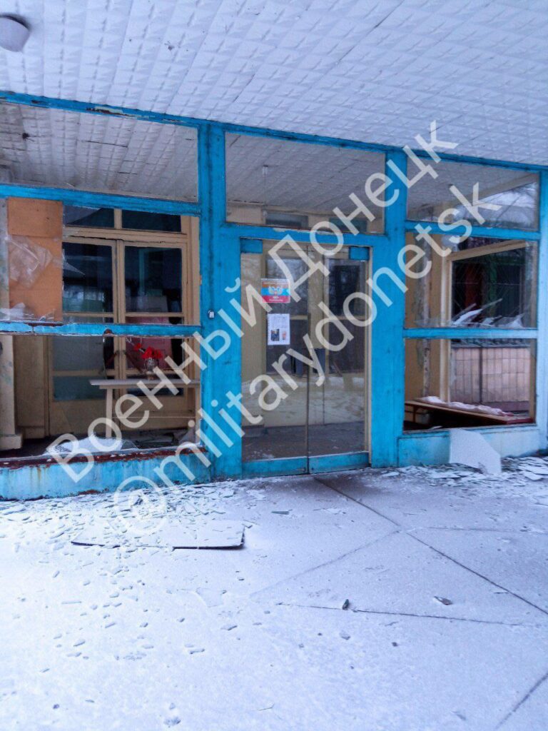 “ДНР” показала наслідки удару по санаторію в окупованій Макіївці