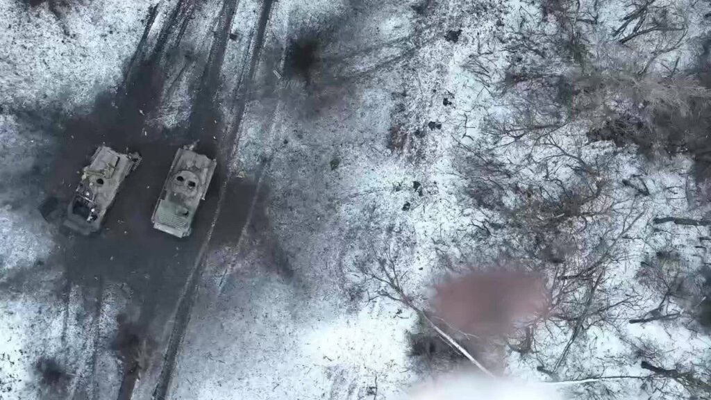 Журналісти показали знищену техніку ворога під Вугледаром