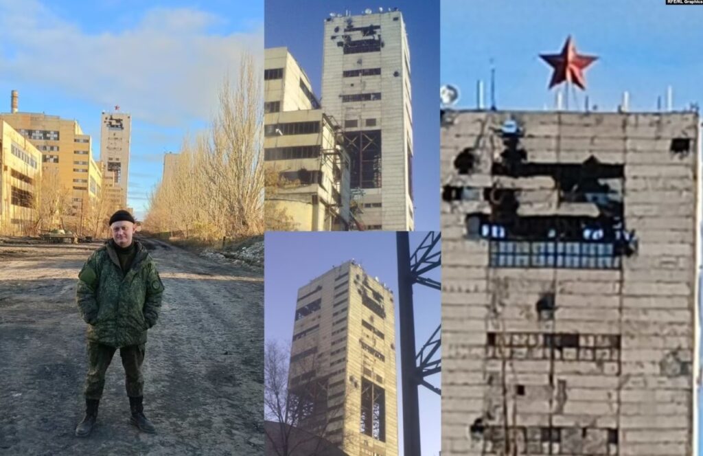 Окупант з Омська “спалив” розташування ремонтної бази росіян в селищі Ювілейному в Луганську