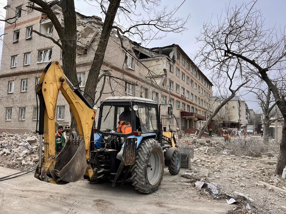 В Краматорську показали наслідки нічного удару