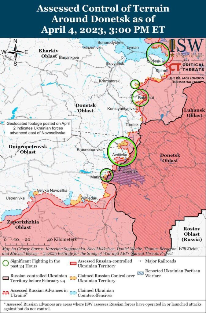 Сили оборони відвоювали позиції в районі Авдіївки, — ISW