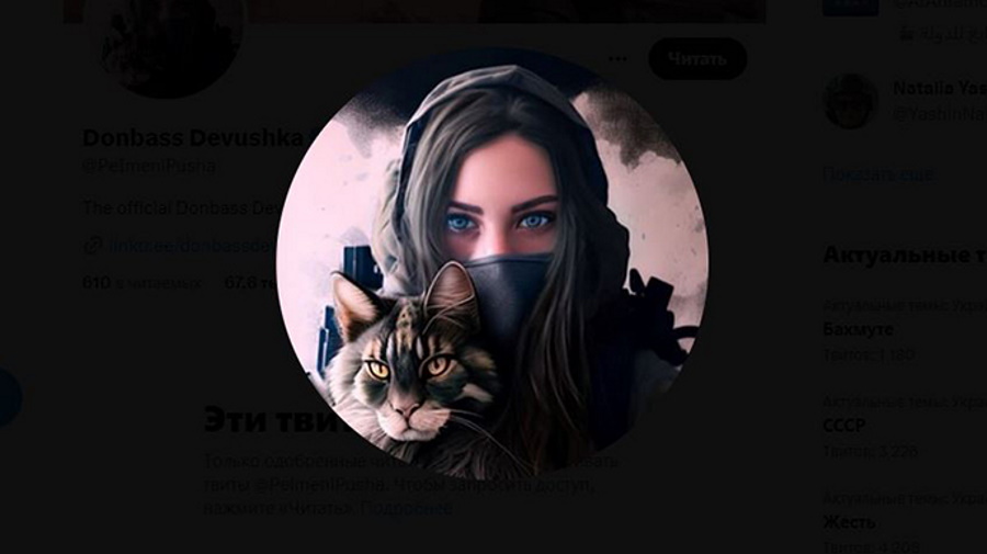 Авторкою аккаунту Donbass Devushka, який зливав секретні документи, виявилася не “єврейка з Луганська”, а ветеран ВМС США