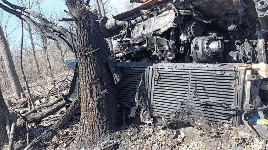 В соціальних мережах показали знищену САУ біля Кремінної