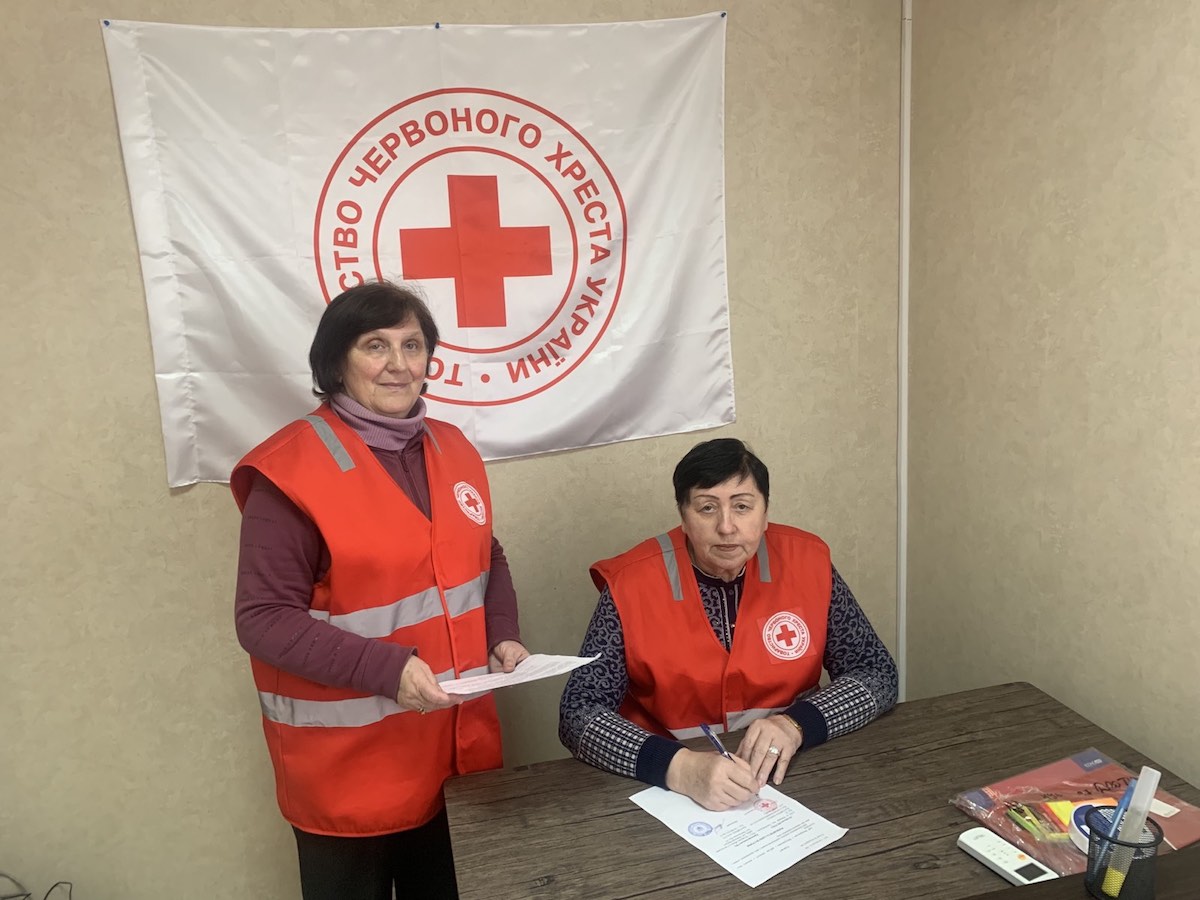 Звільнені села Красноріченської громади отримали гуманітарну допомогу від Червоного Хреста