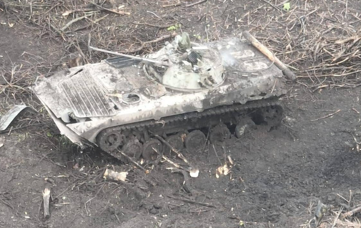 На Луганщині січеславські десантники знищили дві БМП окупантів