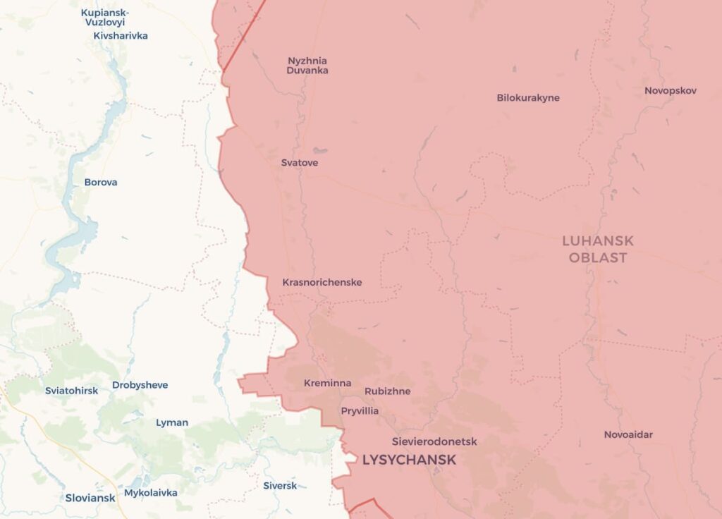 На Луганщині окупанти не робили спроб атакувати позиції ЗСУ, але обстріляли 4 населених пункти