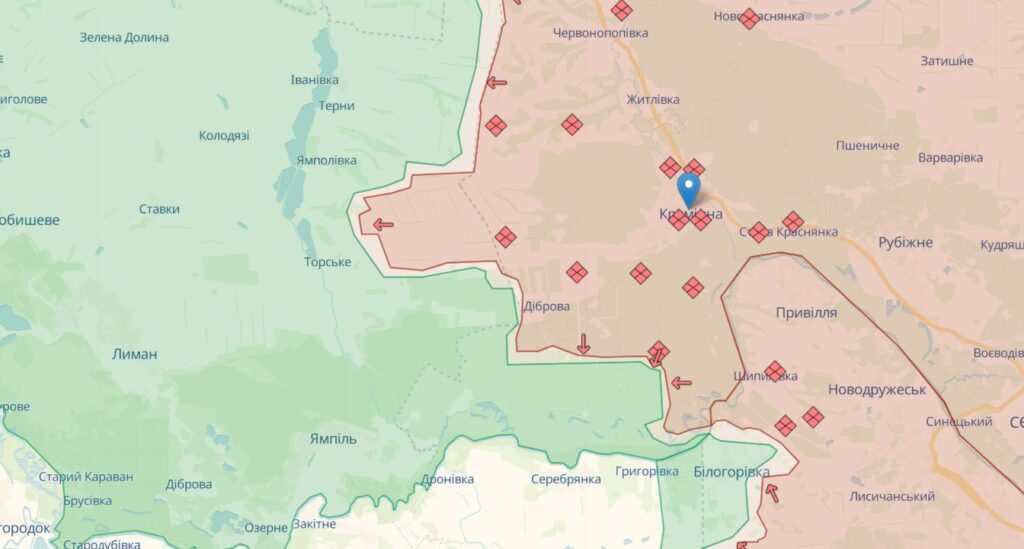 Окупанти йдуть за будь-яку ціну ідуть в атаку в Серебрянському лісі поблизу Кремінної