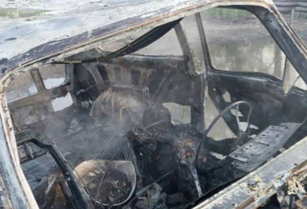 В Запорізькій області підірвано автомобіль з колаборантом всередині
