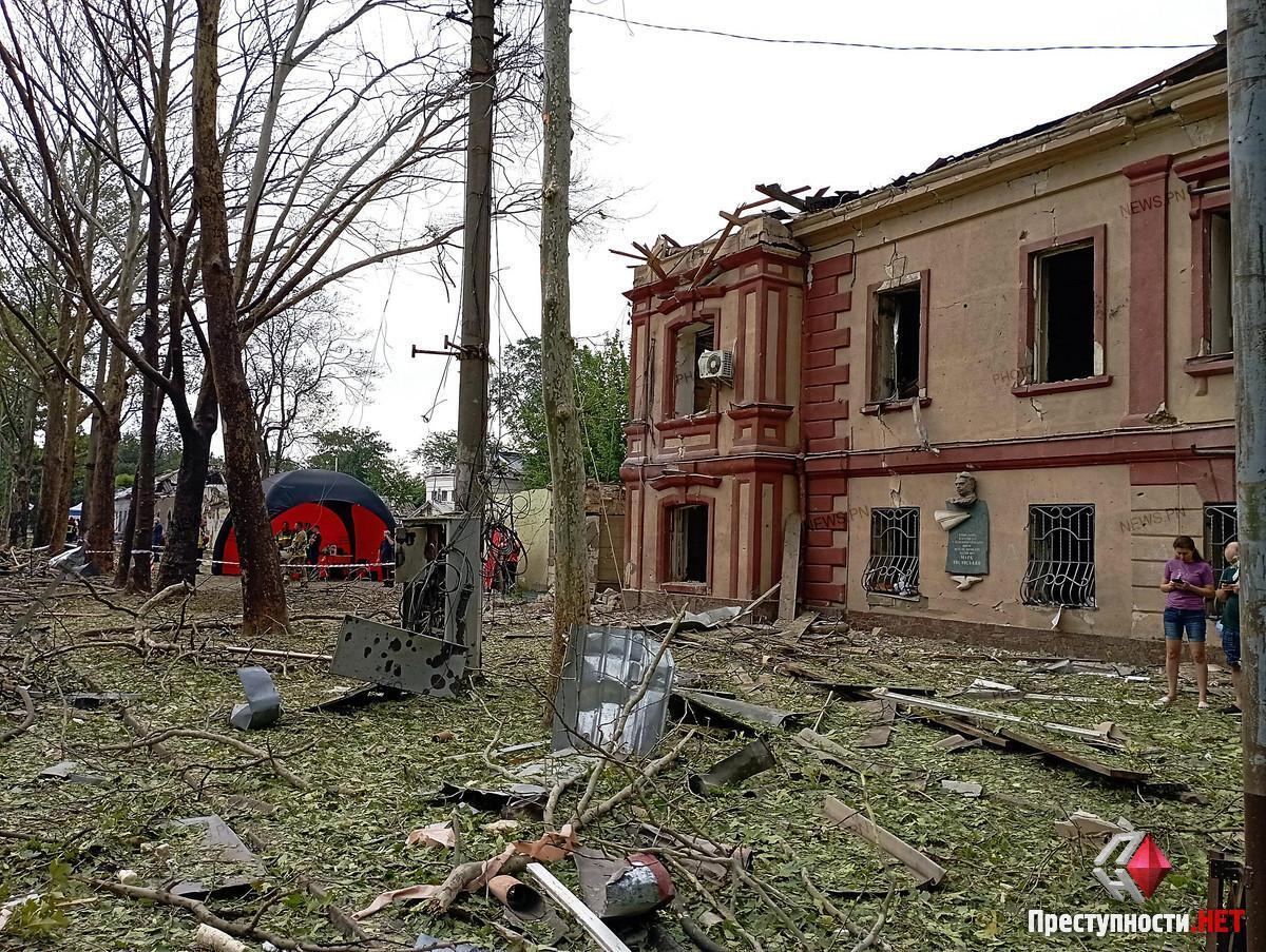 В Миколаєві показали наслідки ворожої атаки