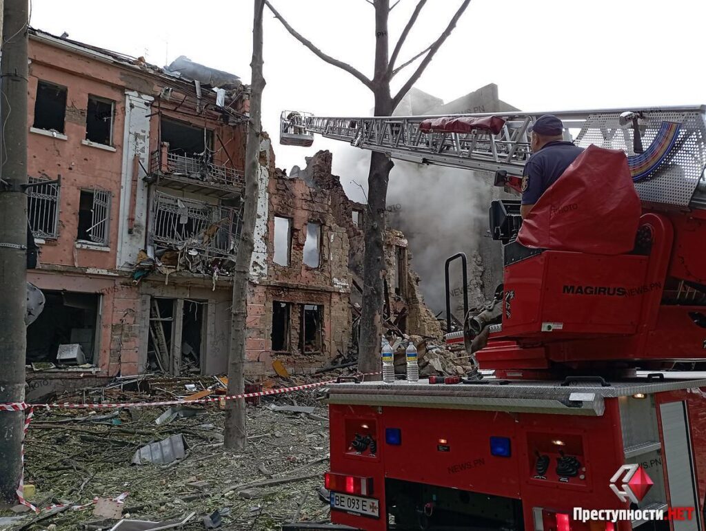В Миколаєві показали наслідки ворожої атаки