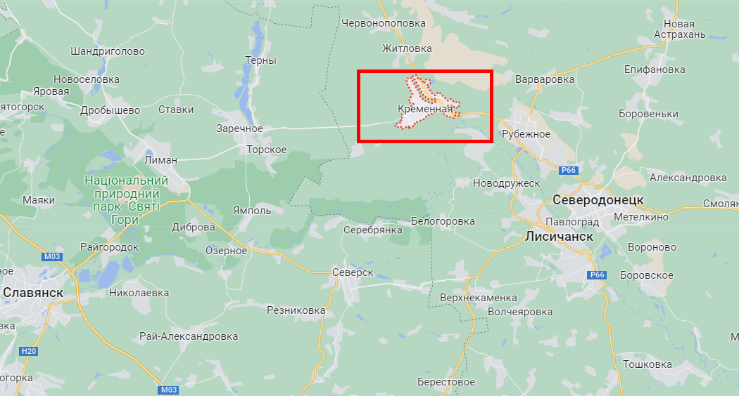 З Кремінної виїхала більша частина жителів, у їхніх будинках живуть російські військові